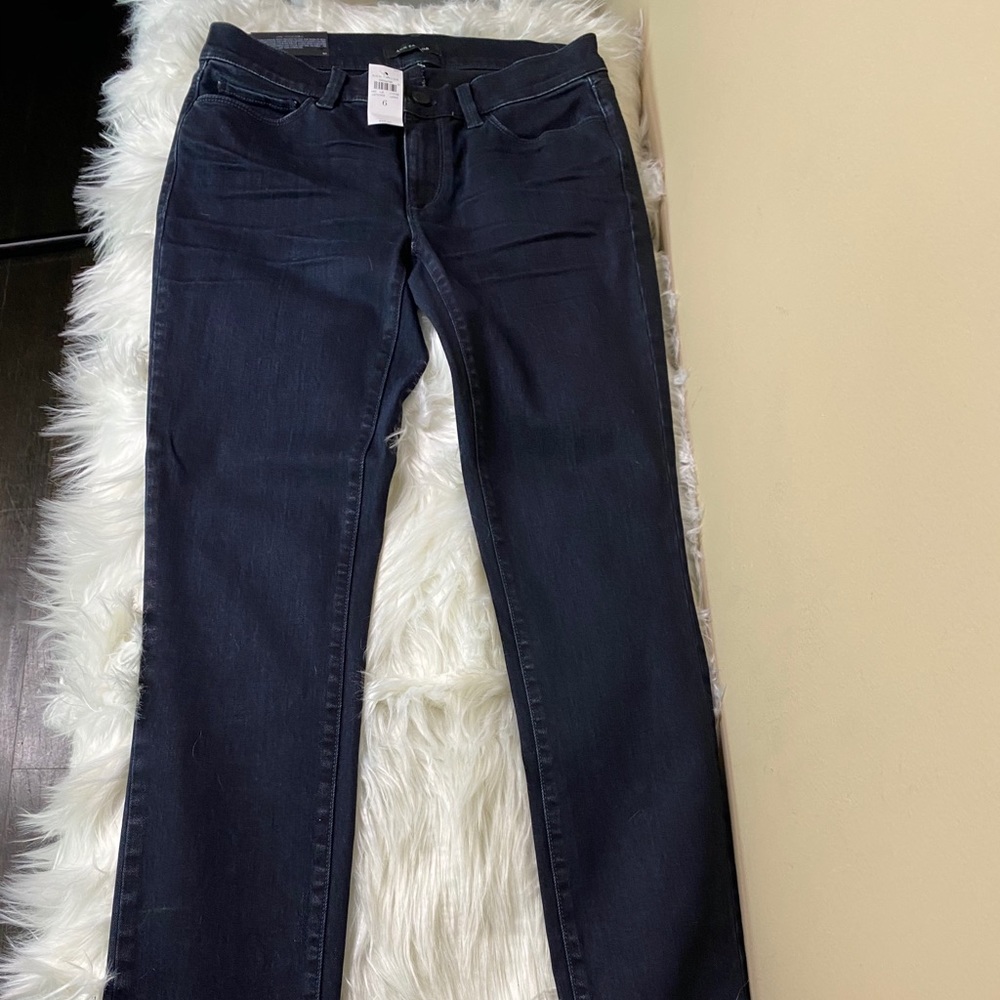Ann Taylor Dark Denim Modern Skinny Jean - Picture 3 of 15
